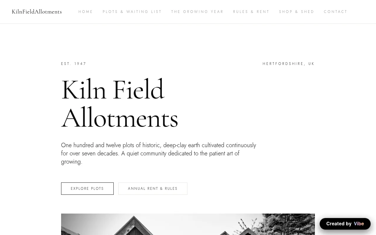 Kiln Field Allotments