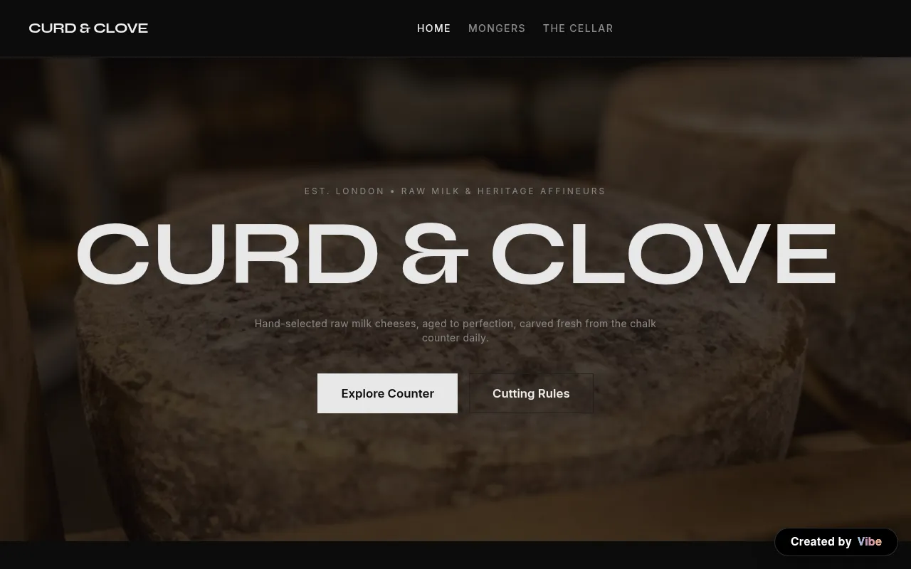 Curd And Clove Cheesemongers