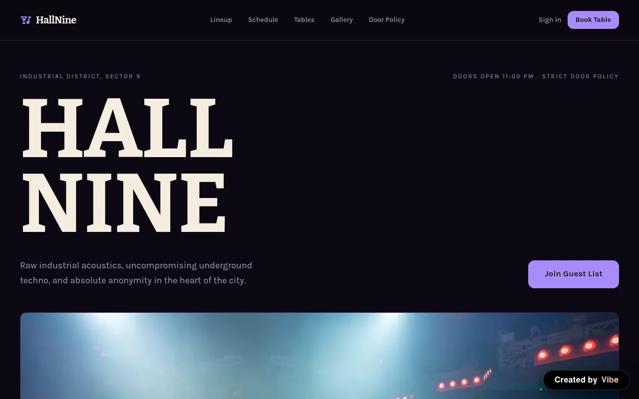 Hall Nine